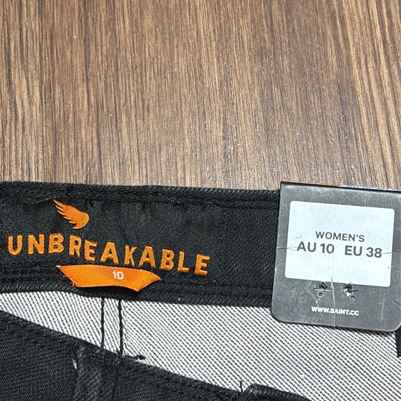 🔥🔥🔥Saint Unbreakable Black Woman Jeans Size: 6 US/30EU🔥🔥🔥 - Picture 5 of 15